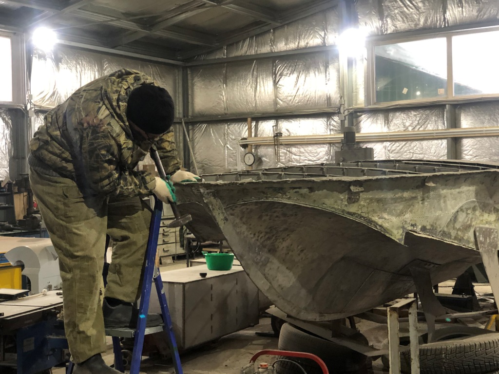 ремонт и модернизация катера Волга (Крылатка)