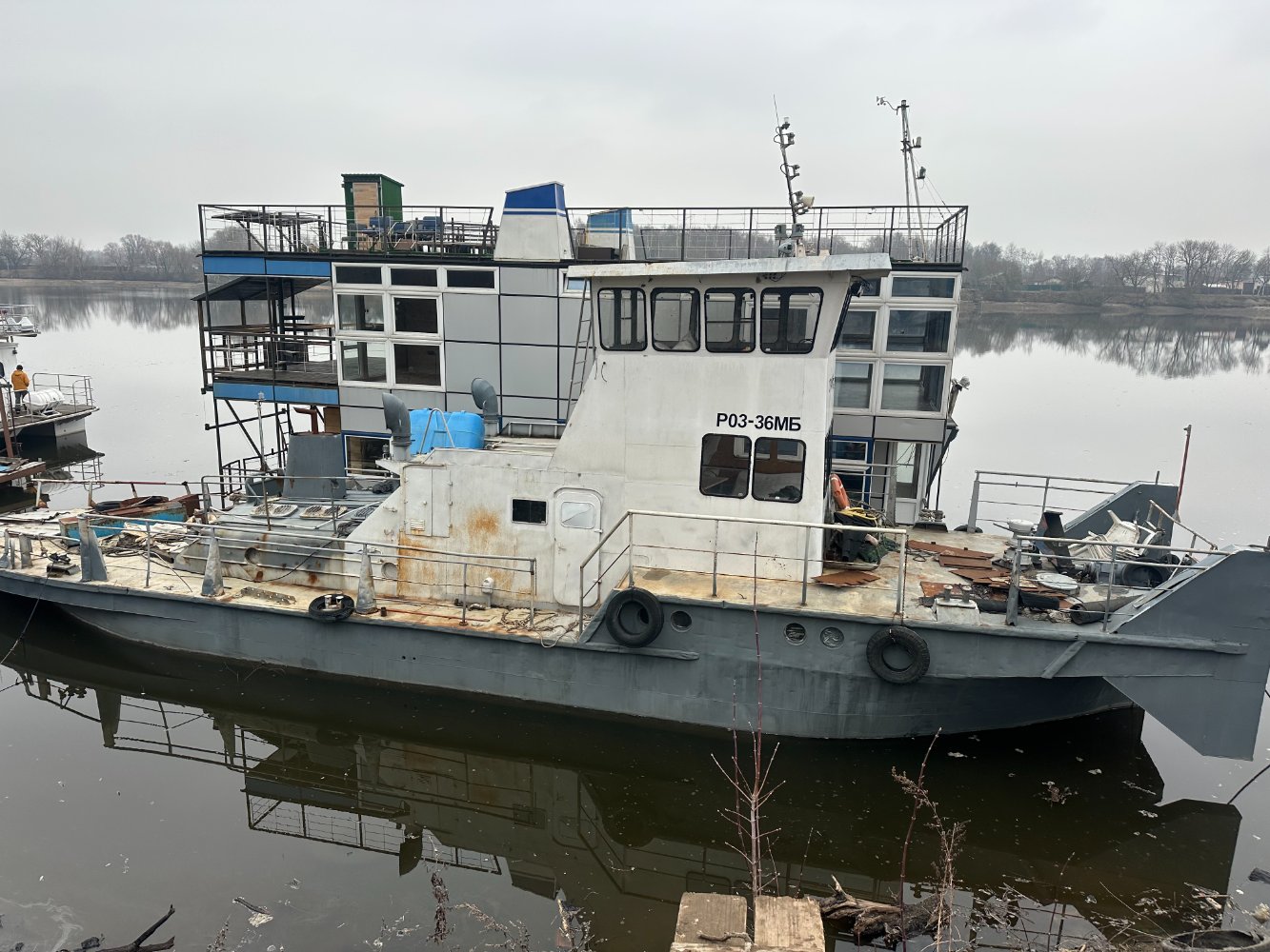 пескоструйка и покраска спрямляющего аппарата